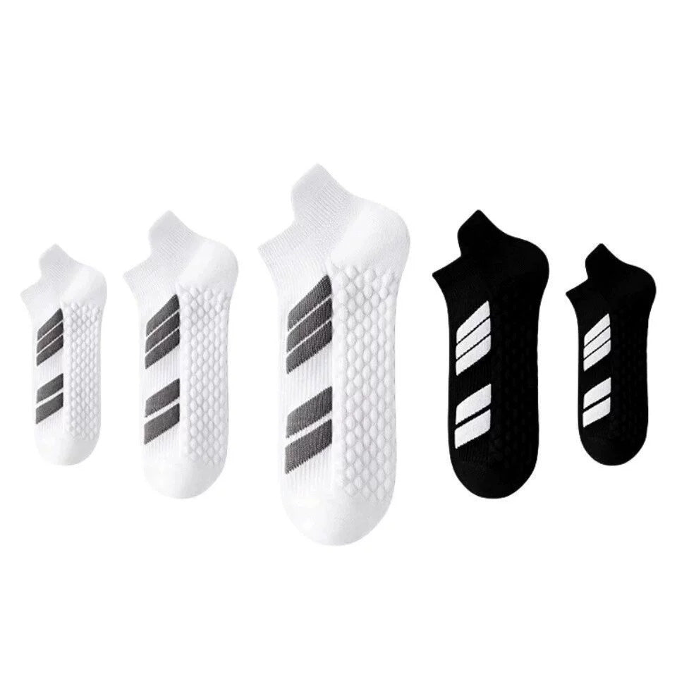 WWW Outdoor Running Basketball Socks Towel Massage Footbed Thickening Sweat-absorbing Men's Socks