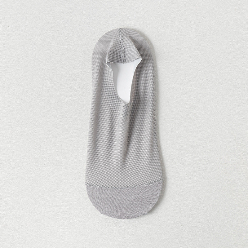 Men's Thin Invisible Socks Cotton Bottom Deodorant And Sweat-absorbing