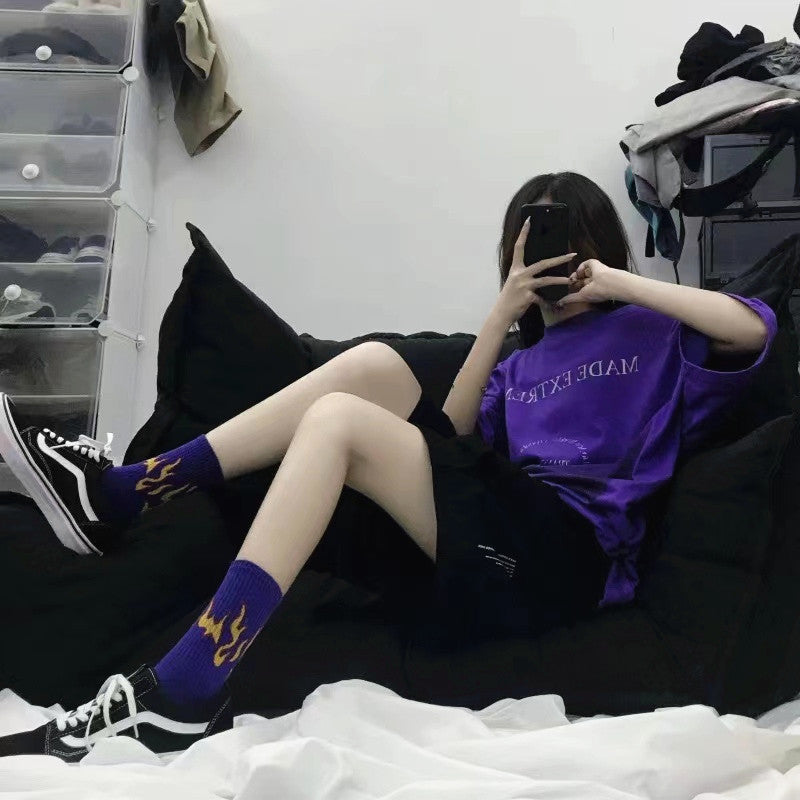 New Flame Socks For Women (Pure Cotton)