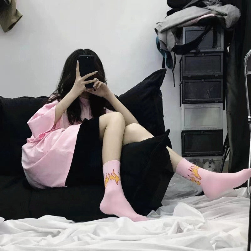 New Flame Socks For Women (Pure Cotton)