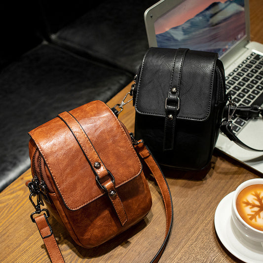 Women's Retro Crossbody Fashion One Shoulder Phone Bag