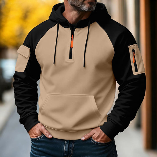 Sports Zipper Leisure Pullover Hooded Sweater