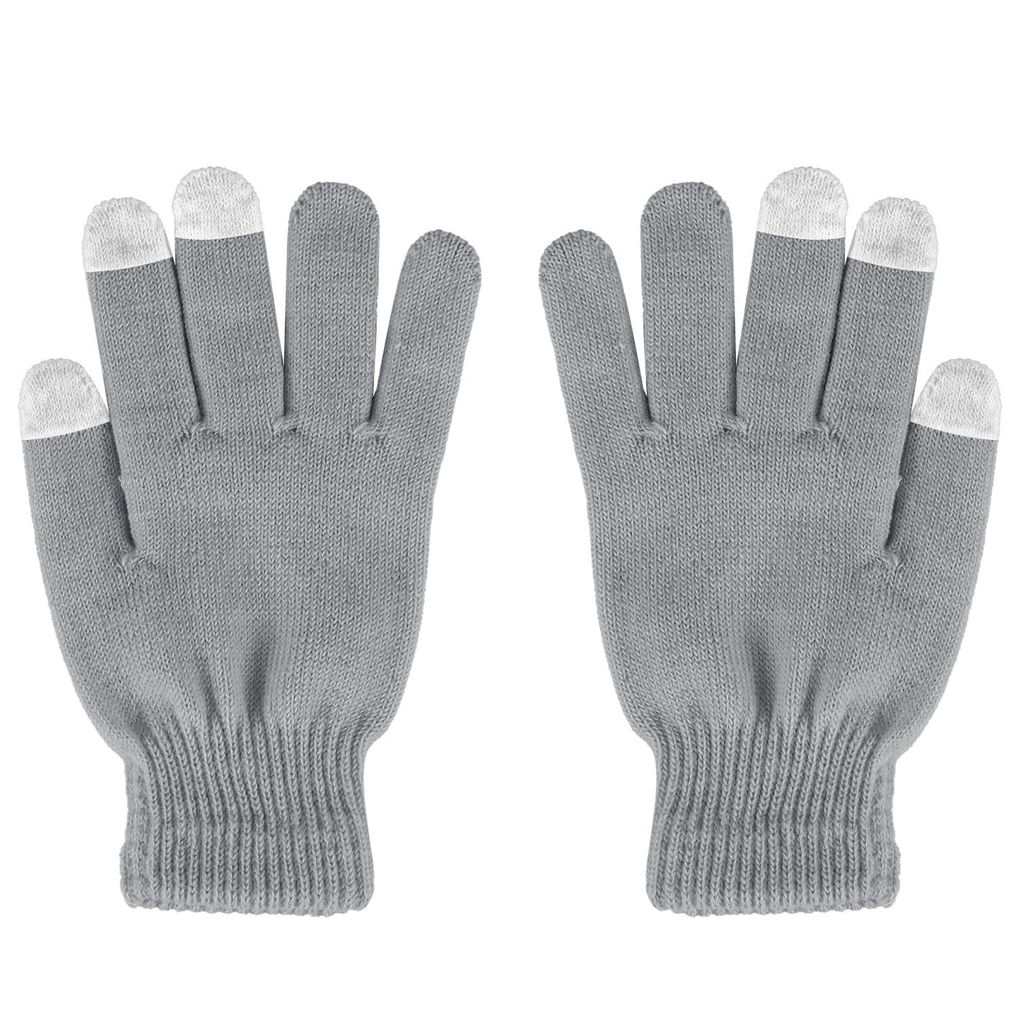 1 Pair Unisex Winter Knit Gloves 3 Color Options (3 Color Options)