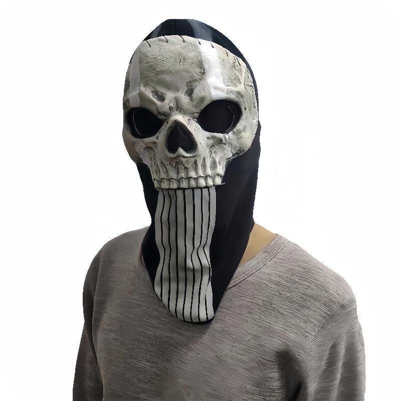 Creative Holiday Skull Ghost Facial Makeup Printing Headgear
