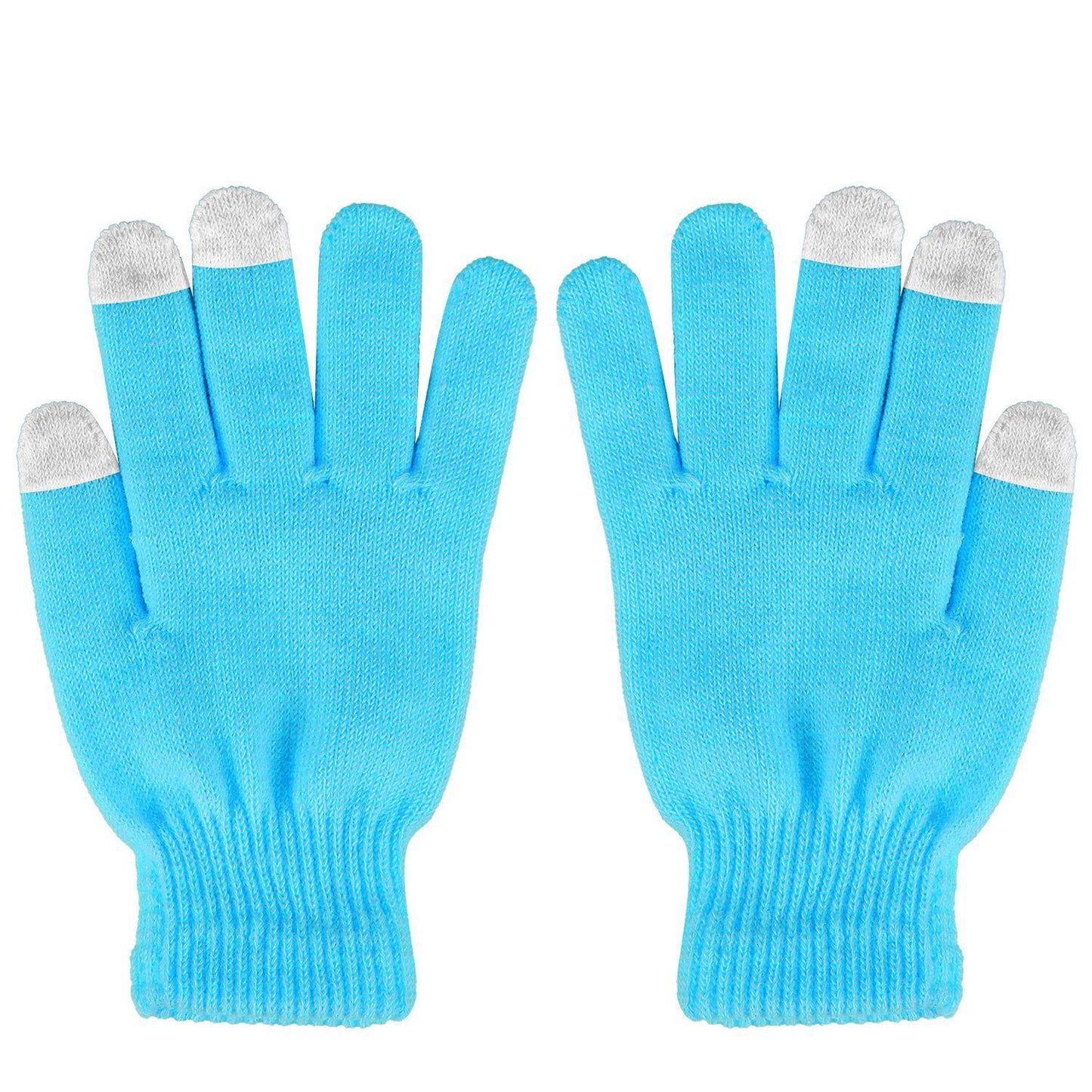 1 Pair Unisex Winter Knit Gloves 3 Color Options (3 Color Options)