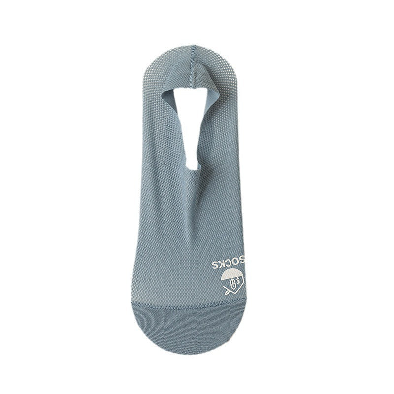 Men's Thin Invisible Socks Cotton Bottom Deodorant And Sweat-absorbing