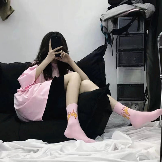 New Flame Socks For Women (Pure Cotton)