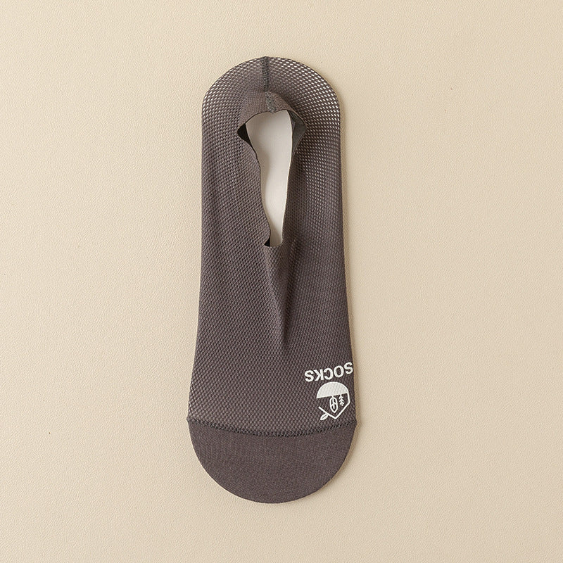 Men's Thin Invisible Socks Cotton Bottom Deodorant And Sweat-absorbing