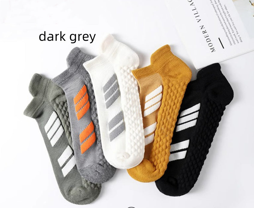 WWW Outdoor Running Basketball Socks Towel Massage Footbed Thickening Sweat-absorbing Men's Socks