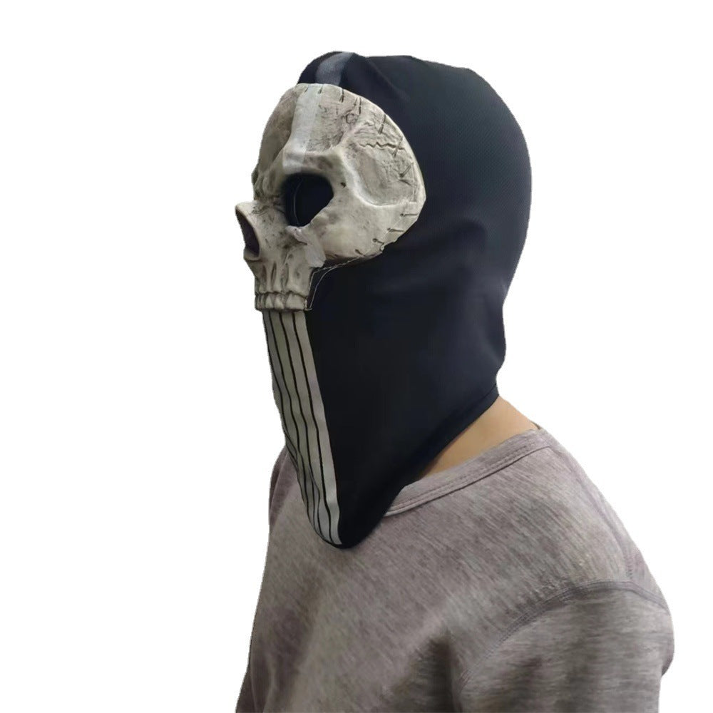 Creative Holiday Skull Ghost Facial Makeup Printing Headgear