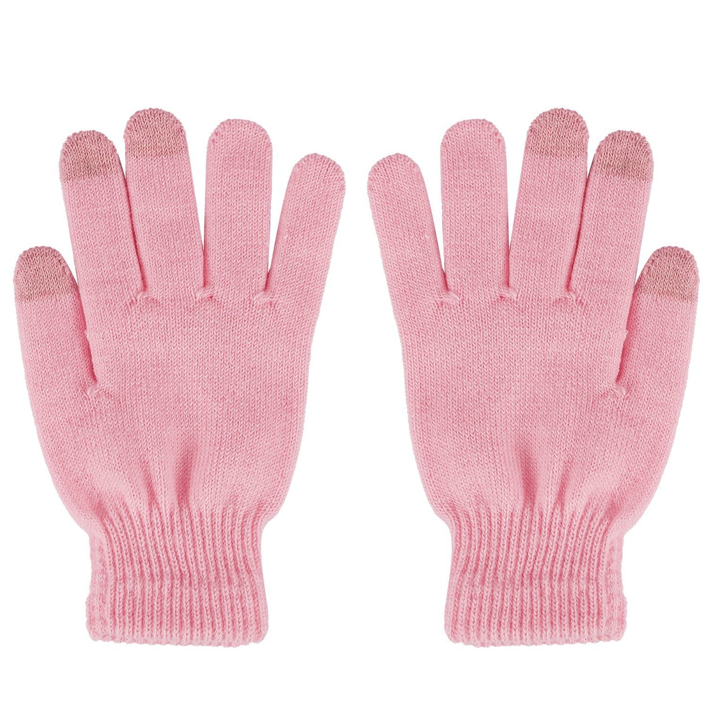 1 Pair Unisex Winter Knit Gloves 3 Color Options (3 Color Options)